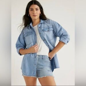 NWT❗️Sofia Vergara Women's Oversized Boyfriend Shirt sizes XS,S,L,XXL